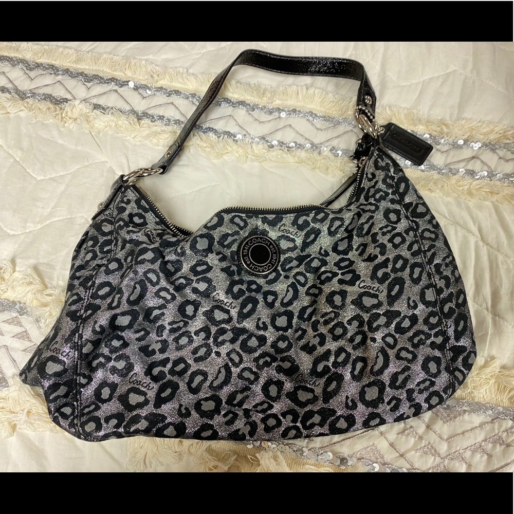 Cheetah coach purse
